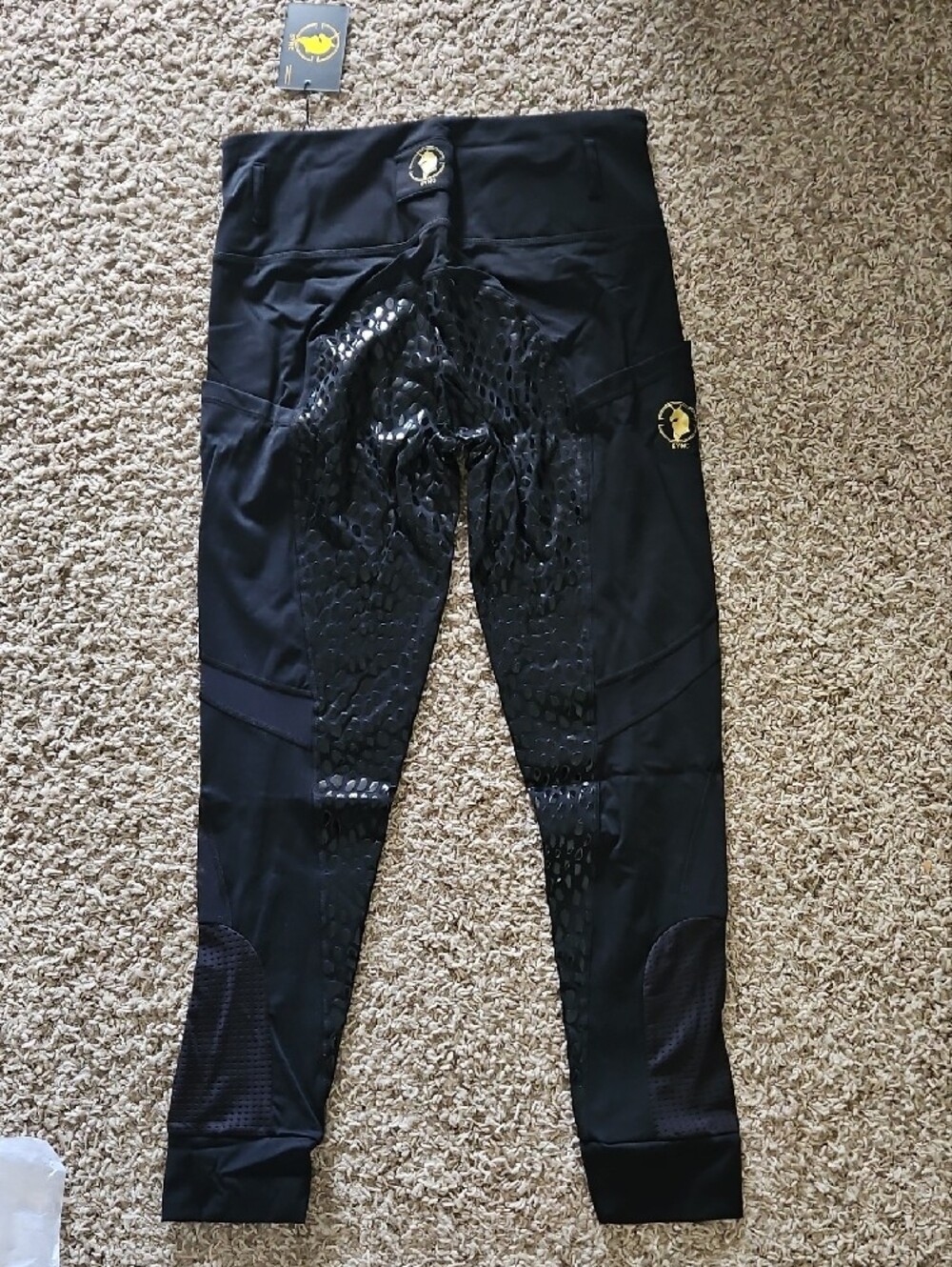 Full Seat Black Riding Pants - Picture 2 of 5